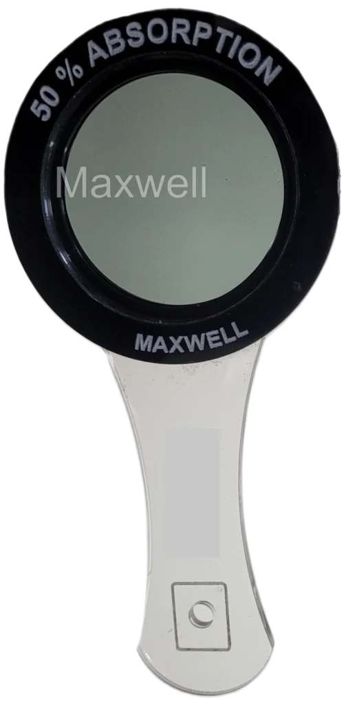 50% absorption Glass to calibrate Smoke Density test apparatus