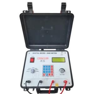 resistance, Conductivity and resistivity meter. Input diameter, length and works on 4 wire kelvin method.
