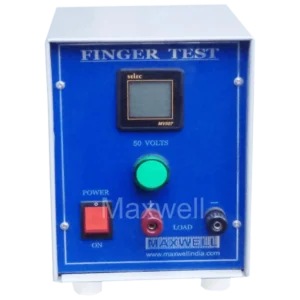 Finger test with finger probe