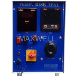 temperature rise test setup for plug and socket testing as per is 1293