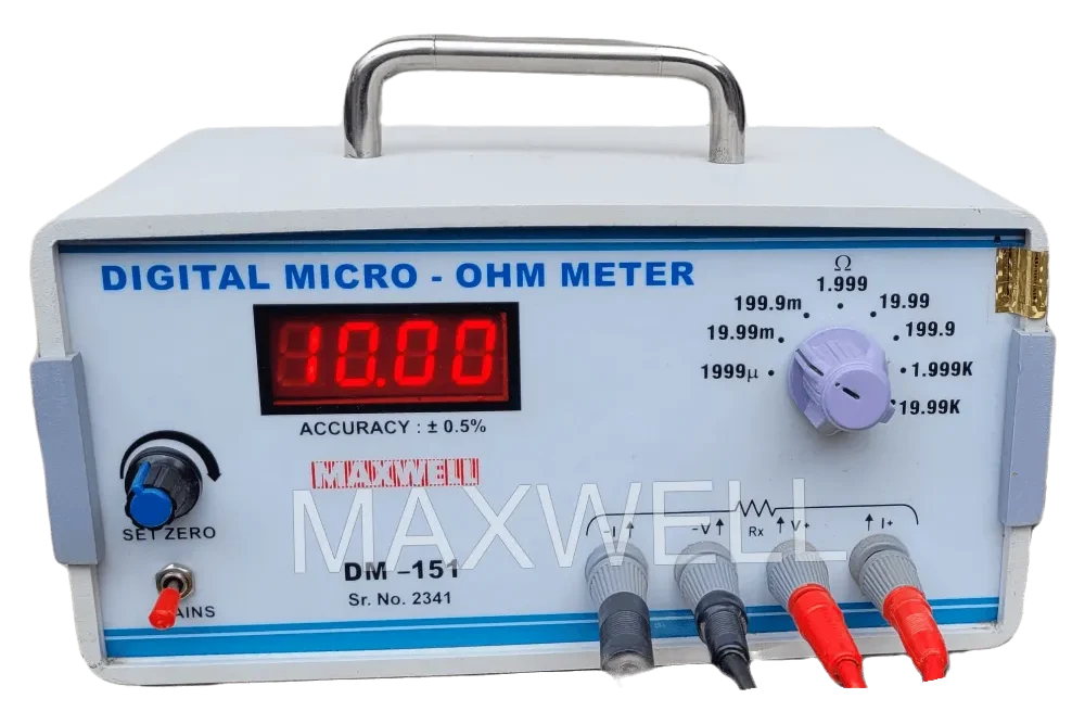 micro ohm meter - 4 wire measurement method