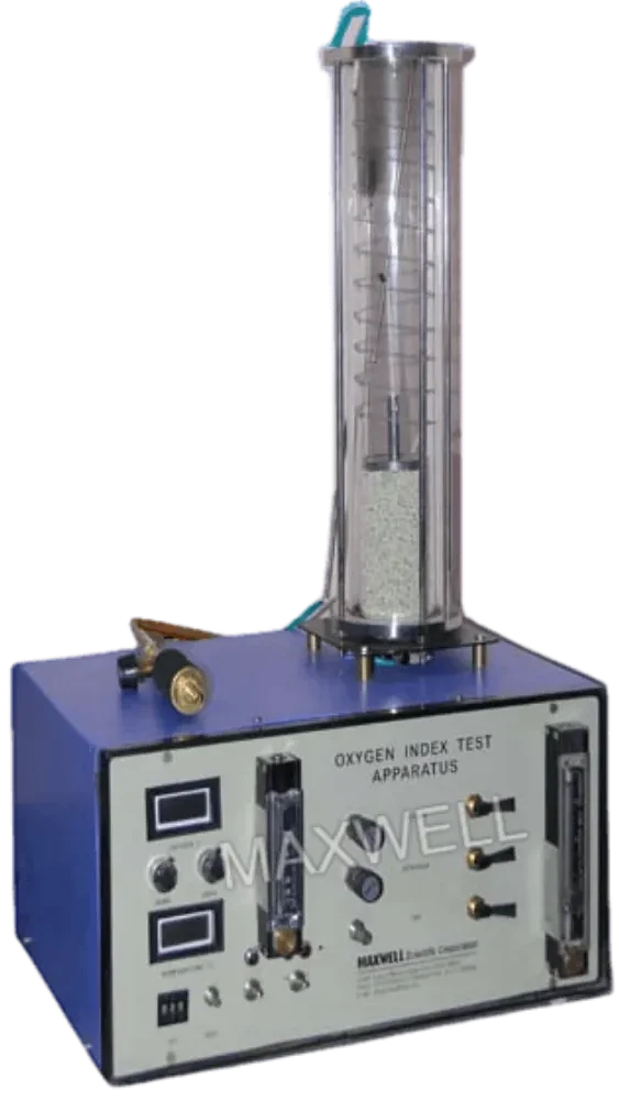 Oxygen index test apparatus as per IS standard