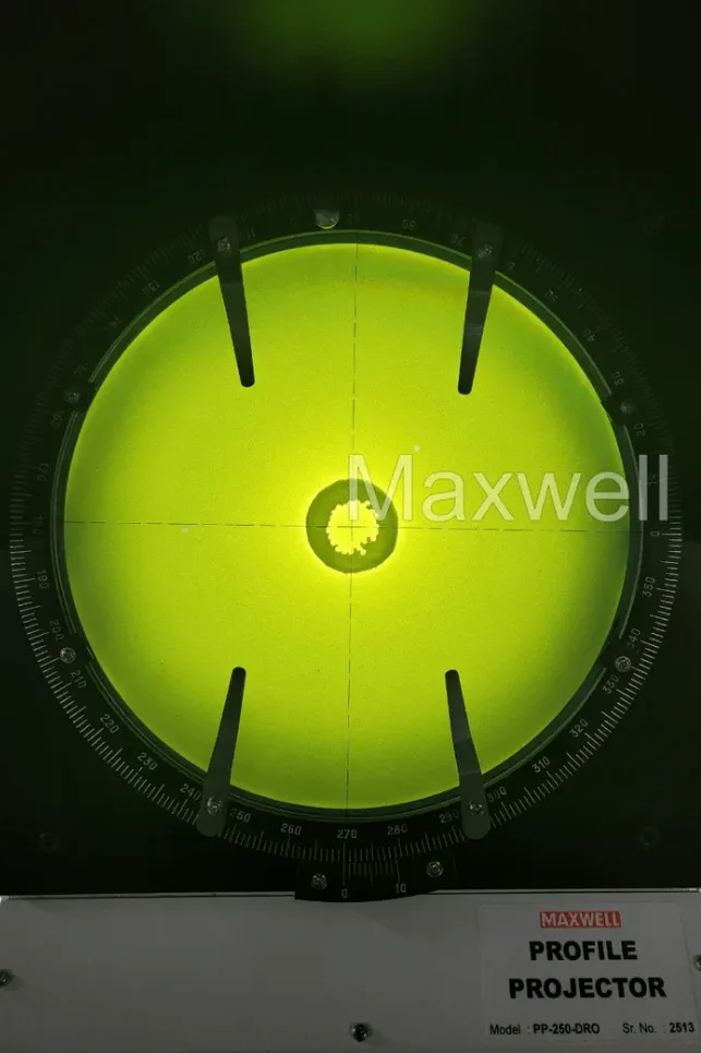 Profile projector 8 inch screen for cable profile analysis