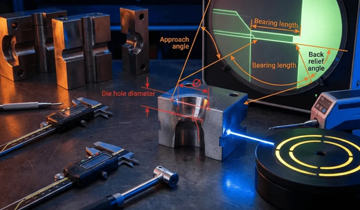 wire drawing die measurement tools