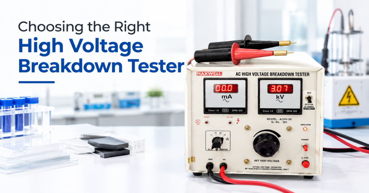 Choosing the Right High Voltage Breakdown Tester
