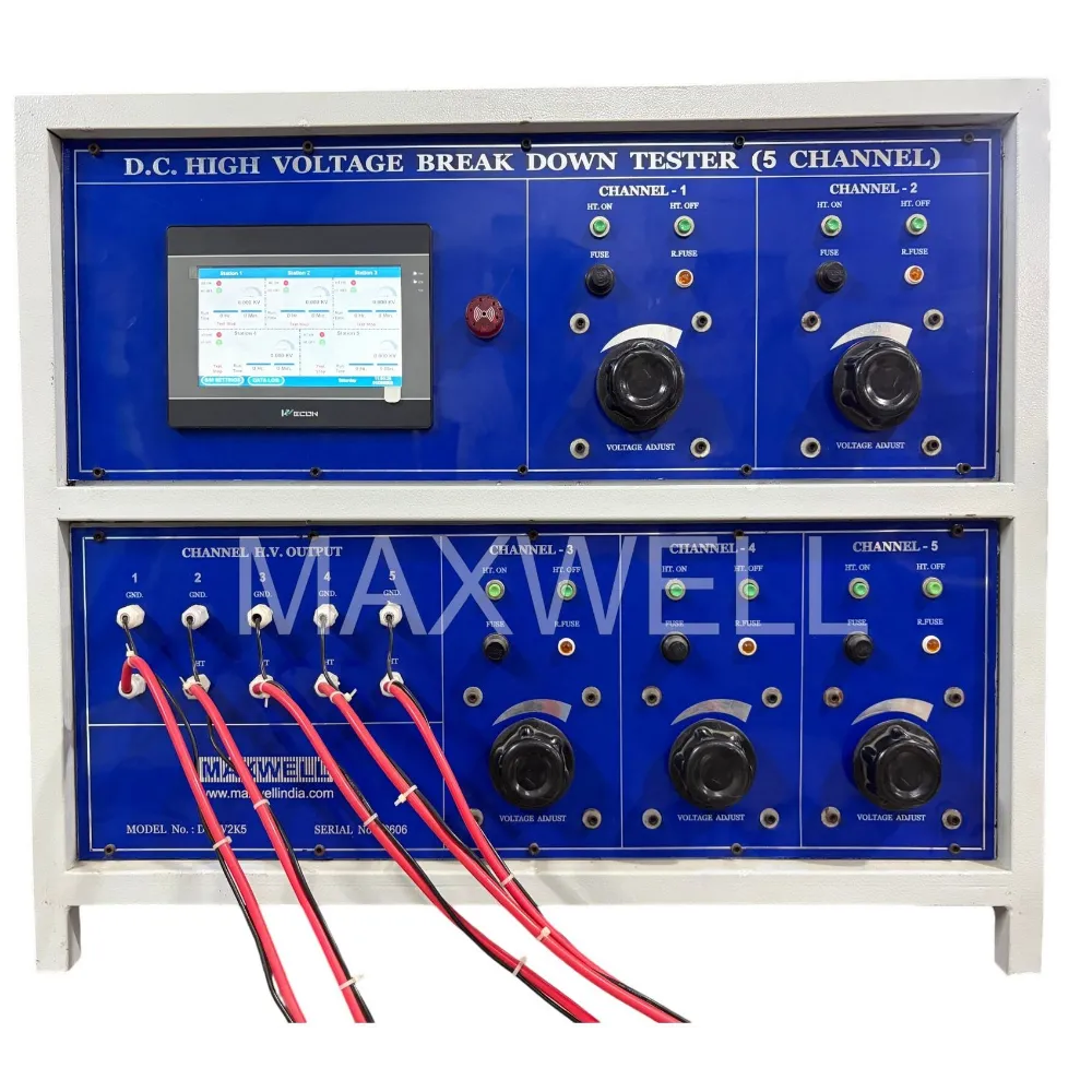 DC High Voltage 5 Channel Break Down Tester
