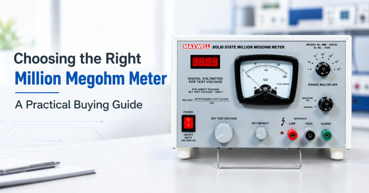 Choosing the Right Million Megohm Meter A Practical Buying Guide
